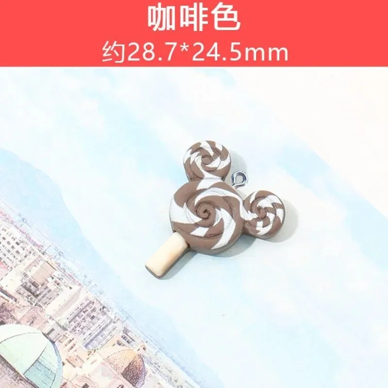 Resin Crafts Diy - 10Pcs Kawaii Mouse Lollipop Resin Charms
