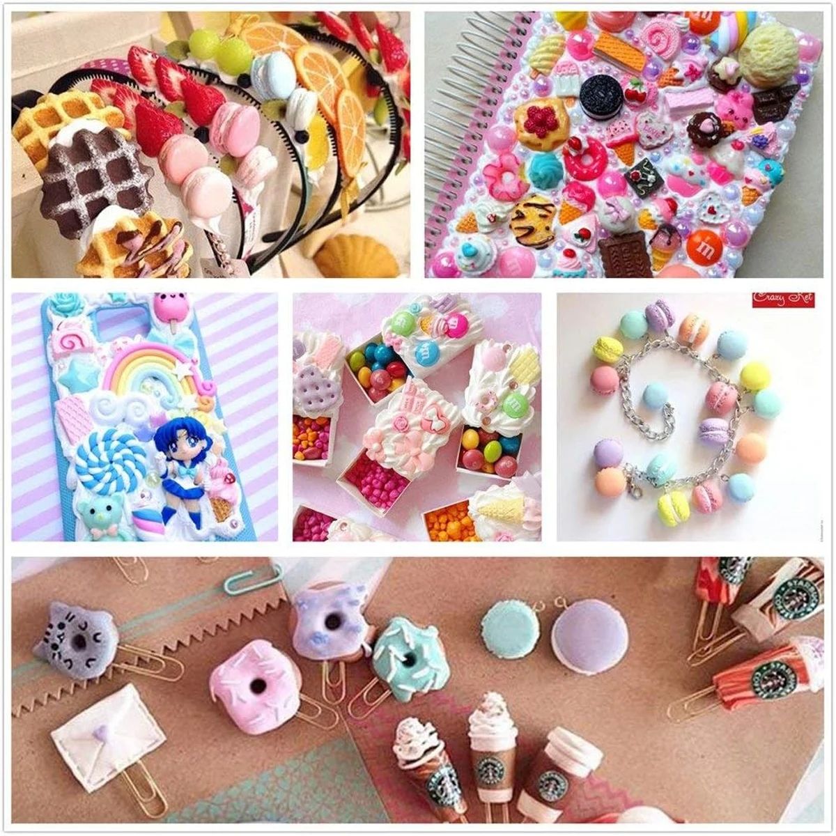 30pcs Random Candy Slime Charm - Resin Crafts Diy review and price