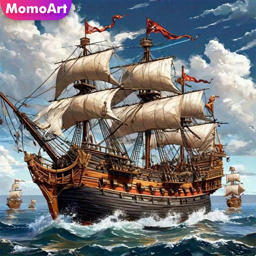 Momoart Diamond Painting Ship  - Resin Craft For Beginners review and price